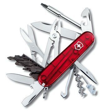 Нож Victorinox CyberTool 34 Red Trans 1.7725.T 1.7725.T фото