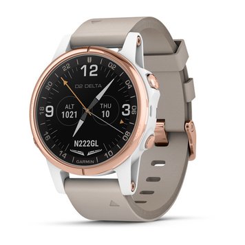 Смарт-годинник Garmin D2 Delta S, Sapphire, White Rose Gold w/White Band,GPS, EMEA N_010-01987-31 фото