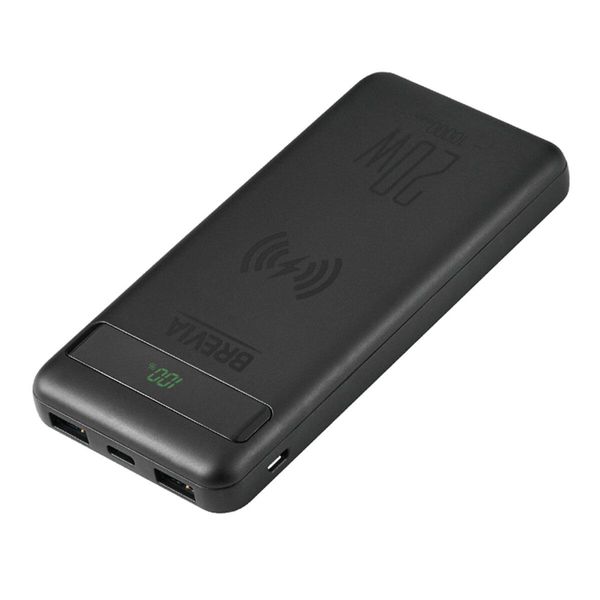 Повербанк (Power Bank) Brevia 10000mAh 20W Wireless Qi10W Li-Pol, LCD 45118L фото