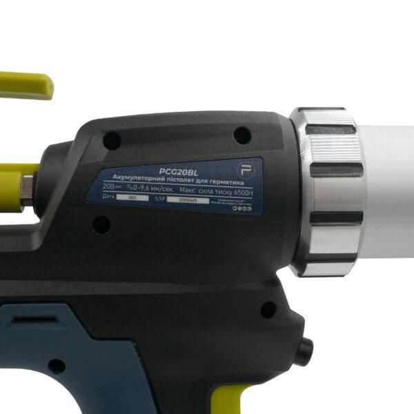 Акумуляторний пістолет-шприц для герметиків PROFI-TEC PCG20BL POWERLine (2&times;PT2050DG (5.0 Аг), 7191 007191P фото