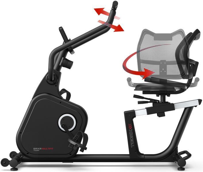 Горизонтальний велотренажер реабілітаційний Toorx Recumbent Bike BRXR Multifit (BRX-RMULTIFIT) 930572 фото