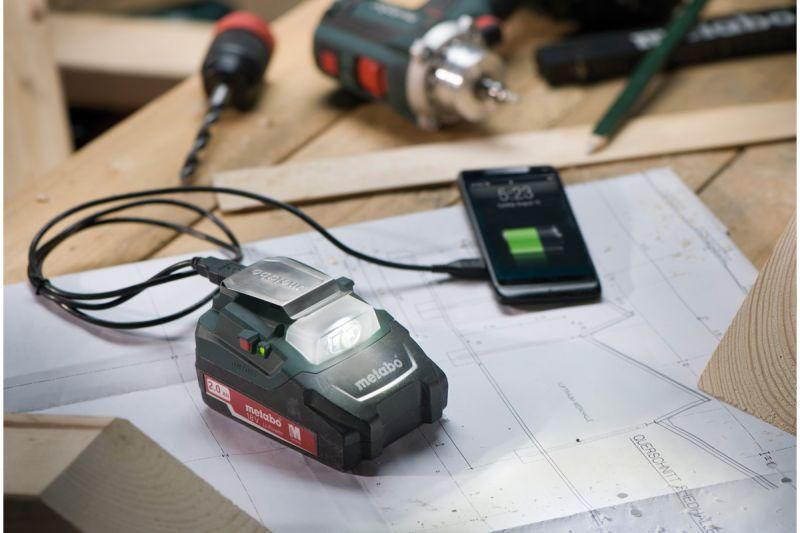 Аккумуляторный адаптер Metabo PA 14.4-18 LED-USB 600288000 600288000 фото