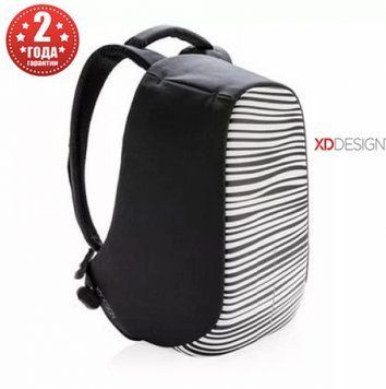 Рюкзак антивор городской XD Design Bobby Compact 14", Zebra (P705.651) P705.651 фото