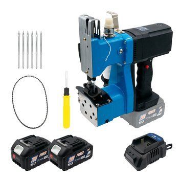 Акумуляторна машина для зшивання мішків PROFI-TEC BSM1720V POWERLine (2&times;PT2050DG (5.0 Аг), 7204 007204P фото