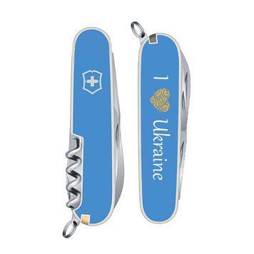 Нож Victorinox Spartan Ukraine I love Ukraine голубой 1.3603.7R11 1.3603.7R11 фото