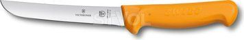 Ніж кухонний обваловувальний Victorinox Swibo Boning, широкий, вигнутий, помаранчевий, 16 см 5.8407.16 фото