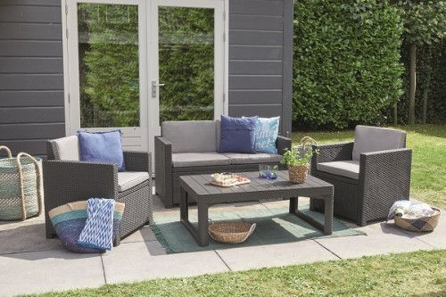 Стол Allibert Lyon rattan table 8711245143446 фото