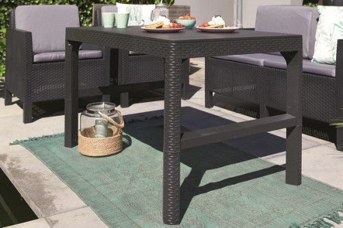 Стол Allibert Lyon rattan table 8711245143446 фото