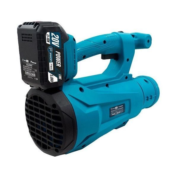 Акумуляторна повітродувка PROFI-TEC PLB5020BL POWERLine (1PT2050HE (4.0 А&middot;год), зарядний пристрій) 006399P фото