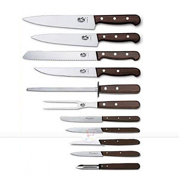Набір ножів Victorinox з дерев'яною підставкою 12 ін. 5.1150.11 5.1150.11 фото