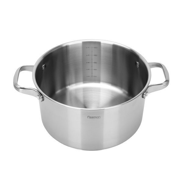 Каструля з неіржавкої сталі 5,4 л/24 см Master chef 15097 15097 фото