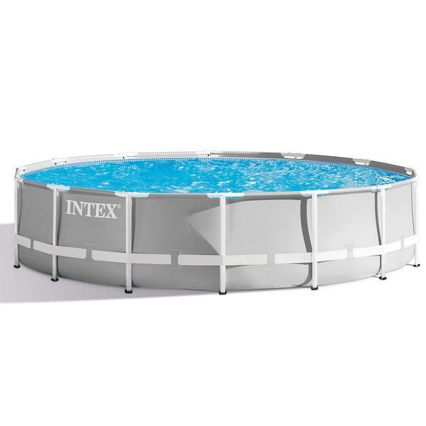 Басейн каркасний 21в1 INTEX 26720, 427 х 107 см + машина для створення бульбашок DM-26720-M фото