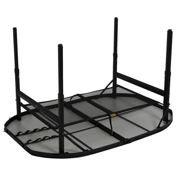 Стол Bo-Camp Northgate Oval 120x80 cm Black/Grey (1404187) DAS302568 фото