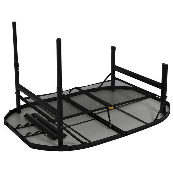 Стол Bo-Camp Northgate Oval 120x80 cm Black/Grey (1404187) DAS302568 фото