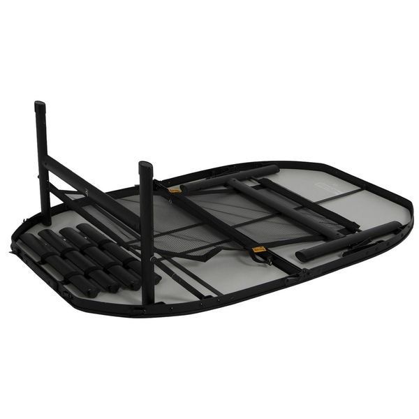 Стол Bo-Camp Northgate Oval 120x80 cm Black/Grey (1404187) DAS302568 фото