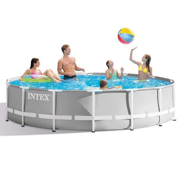 Басейн каркасний 21в1 INTEX 26720, 427 х 107 см + машина для створення бульбашок DM-26720-M фото