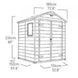 Сарай пластиковий Keter MANOR 6x5 DD (7290103660390) 7290103660390 фото 2