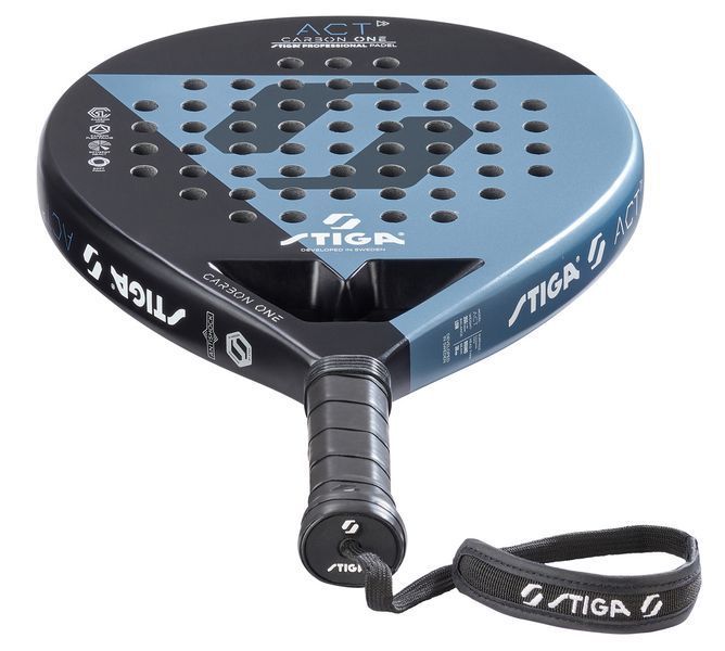 Ракетка для падел тенісу Stiga Racket ACT Black/Blue (2202-0916-01) 931517 фото