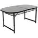 Стол Bo-Camp Northgate Oval 150x80 cm Black/Grey (1404188) DAS302569 фото 1