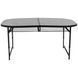 Стол Bo-Camp Northgate Oval 150x80 cm Black/Grey (1404188) DAS302569 фото 2