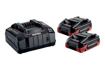 Базовый комплект Metabo LiHDX 2x4.0 Ач + 1x ASC 145 685306000 685306000 фото