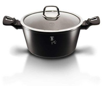 Кастрюля Berlinger Haus BLACK SILVER Collection с крышкой 4.1 л (BH-1852) BH-1852 фото