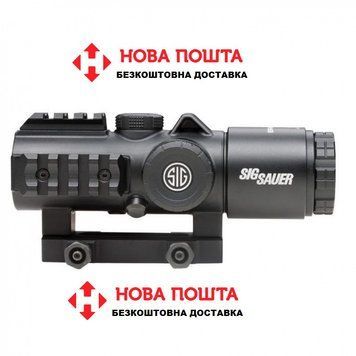 Прицел оптический Sig Optics BRAVO3 BATTLE SIGHT, 3X24MM HORSESHOE DOT ILLUM RETICLE SOB33101 фото