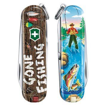 Складной нож Victorinox Classic LE "Gone Fishing" 5,8 см 0.6223.L2005 0.6223.L2005 фото