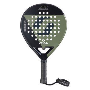 Ракетка для падел тенісу Stiga Racket ACT Black/Olive Green (2202-0919-01) 931518 фото