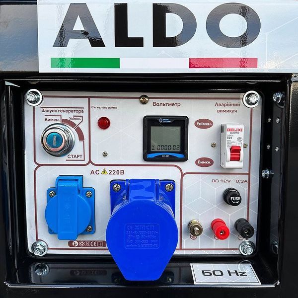 Генератор дизельный ALDO AP-5500DE (5.0-5.5 кВт, электростартер) 005158P фото