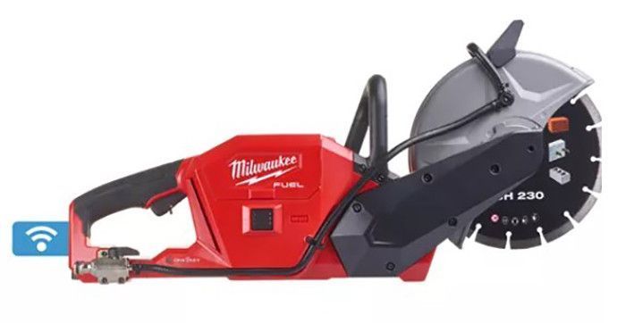 Машина відрізна акумуляторна безщіткова MILWAUKEE, M18 FCOS230-121, діаметр 230мм (зарядний пристрій М12-18 FC, 1 акумулятор М18 4933471697 фото
