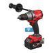 Дриль-шуруповерт акумуляторний безщітковий ударний MILWAUKEE M18 ONEPD3-502X, 158Нм (зарядний пристрій М12-18 FC, 2 акумулятори 4933492801 фото 2