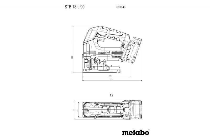 Акумуляторний лобзик Metabo STB 18 L 90 Каркас MetaBox 601048840 601048840 фото