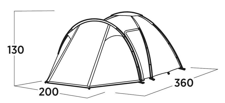 Намет тримісний Easy Camp Lomsdal 3 (120479) 931550 фото
