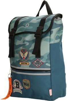 Дитячий рюкзак Beagles Originals Airforce Blue Camouflage з відділом. для iPad (Bo17789 983) Bo17789 983 фото