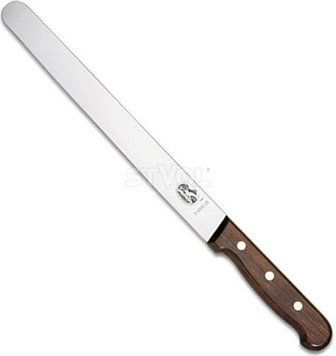 Ніж кухонний для нарізки слайсами Victorinox Wood 36 см, рожеве дерево 5.4200.36 фото