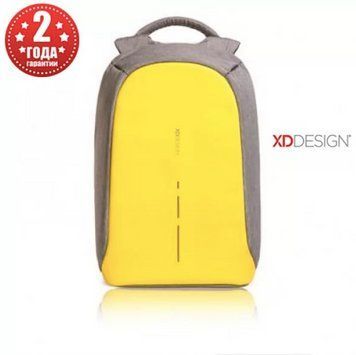 Рюкзак антивор городской XD Design Bobby Compact 14", Primrose Yellow (P705.536) P705.536 фото