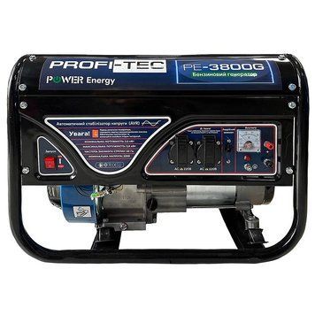 Бензиновий генератор PROFI-TEC PE-3800G (3.8 кВт, ручний стартер) PROFI-TEC PE-3800G фото