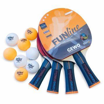 Набір для настільного тенісу Gewo Family & Friends 4 Bats 8 Balls (97010000) 931052 фото