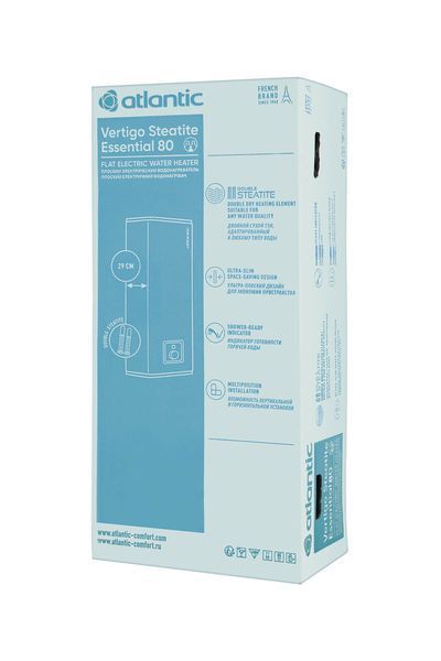 Водонагрівач Atlatic Vertigo Steatite Essential 100 MP-080 2F 220E-S (1500 W) 851321 фото