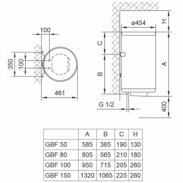 Бойлер Tiki GBF 80 V9 700147 фото