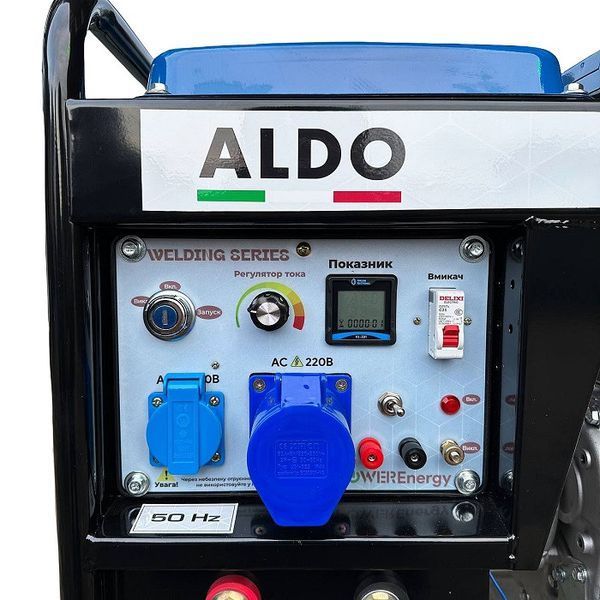 Дизельний зварювальний генератор ALDO AP-6500WDG (6.0-6.5 кВт, електростартер) 005065P фото