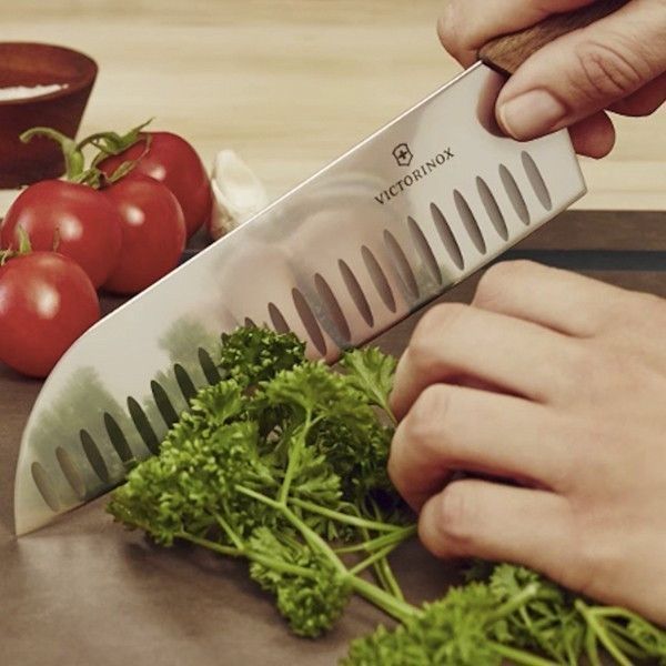 Кухонный нож Victorinox Swiss Modern Santoku 17 см 6.9050.17KG 6.9050.17KG фото