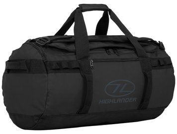 Сумка дорожня водозахисна Highlander Storm Kitbag 45L Black (DB122-BK) 926935 фото