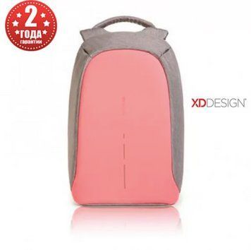 Рюкзак антивор городской XD Design Bobby Compact 14", Coralette (P705.534) P705.534 фото