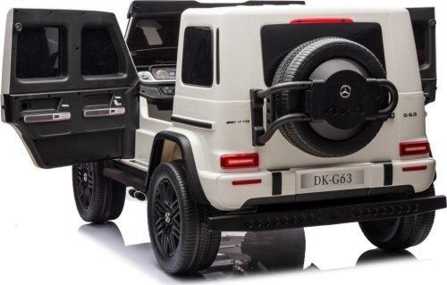Дитяча акумуляторна машинка Mercedes Benz G63 AMG XXL Біла PA.DK-G63.BIA фото