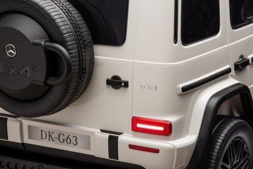Дитяча акумуляторна машинка Mercedes Benz G63 AMG XXL Біла PA.DK-G63.BIA фото
