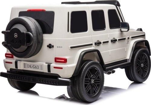 Дитяча акумуляторна машинка Mercedes Benz G63 AMG XXL Біла PA.DK-G63.BIA фото