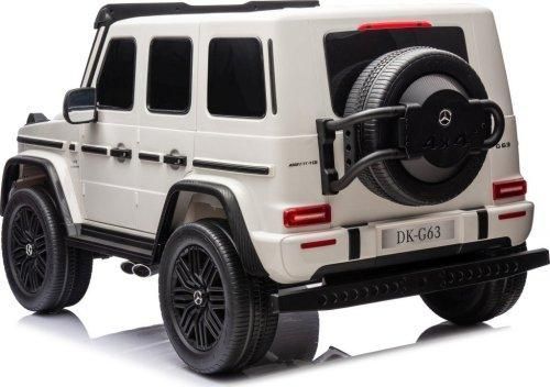 Дитяча акумуляторна машинка Mercedes Benz G63 AMG XXL Біла PA.DK-G63.BIA фото