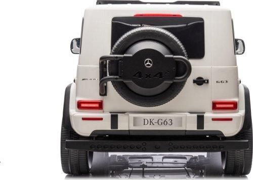 Дитяча акумуляторна машинка Mercedes Benz G63 AMG XXL Біла PA.DK-G63.BIA фото